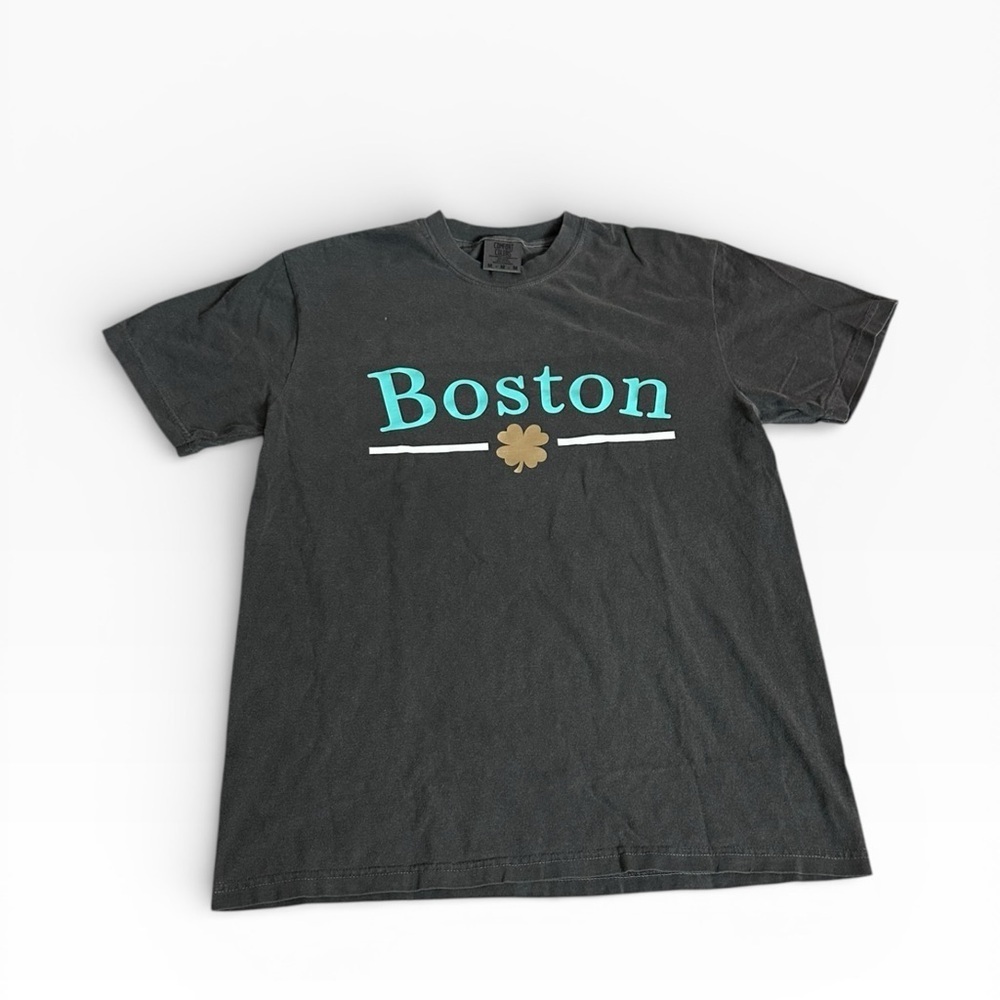 NWT Comfort Colors Boston Dark Gray T-Shirt Unisex